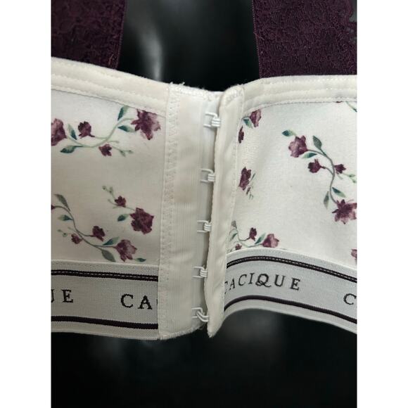 Cacique unlined full coverage no wire bra  size 46DDD - Picture 9 of 12